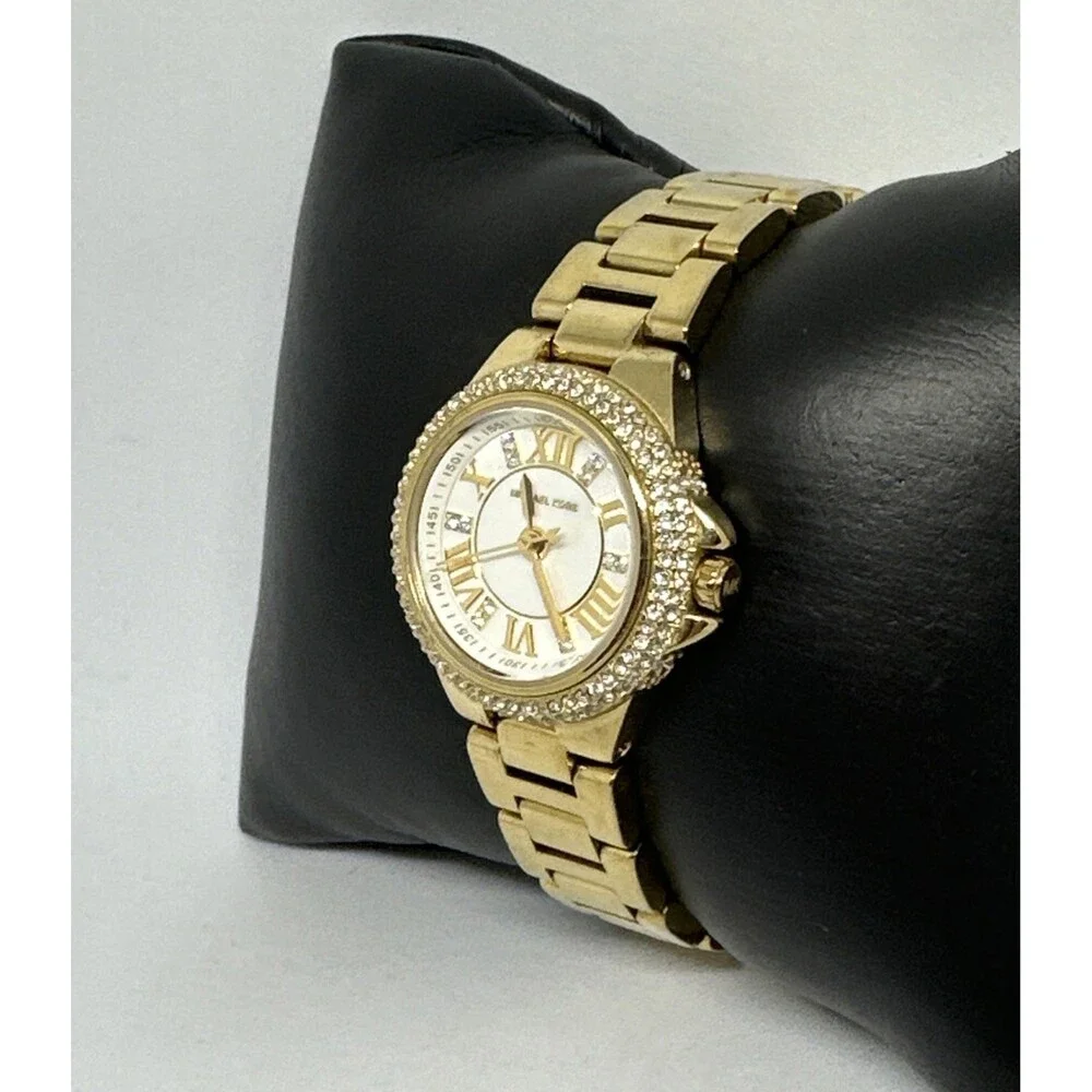 Michael Kors Camille MK3252 Womens Gold Stainless Steel Analog Dial Watch HME618
